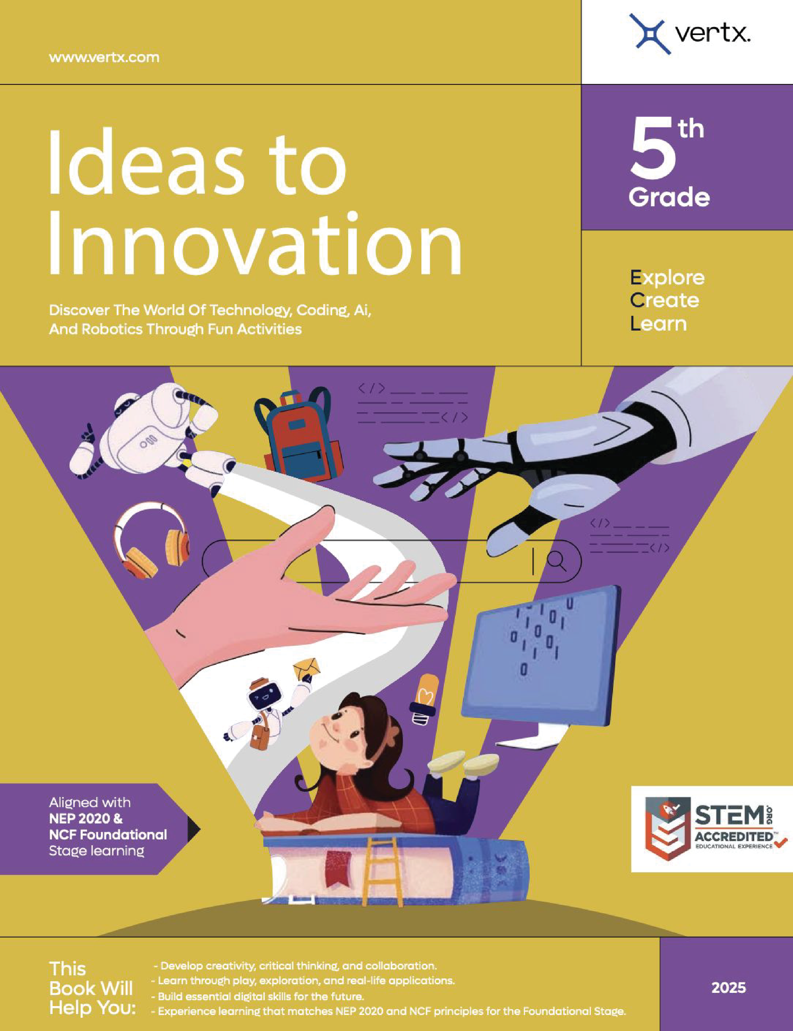 Ideas to Innovation – Grade 3 textbook cover